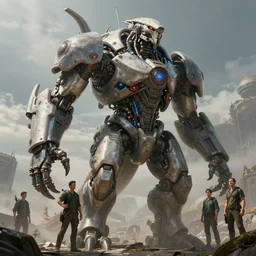 the great sci fi futuristic bio machine fauna titan by neville page, ken barthelmey, carlos huante and doug chiang, sharp focus, trending on artstation, hyper realism, octane render, 8 k, hyper detailed, ultra detailed, highly detailed, zbrush, concept art, creature design