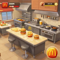 game that simulates the mcdonalds kitchen