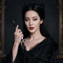 the photo of the lawful evil sorceress lawyer as an absurdly beautiful, graceful, elegant, sophisticated, woman, an ultrafine hyperdetailed photograph by kim jung gi, irakli nadar, intricate linework, bright colors, octopath traveler, final fantasy, unreal engine 5 highly rendered, global illumination, radiant light, detailed and intricate environment
