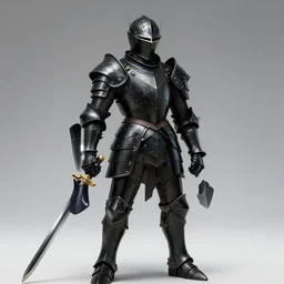 black armor swordsman