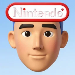 a 1 9 9 6 promotional nintendo render of the face of a person named lyle hammockum