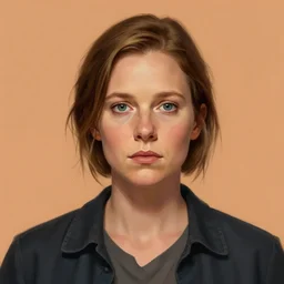 portrait of Toni Collette in Hereditary (2018), highly detailed, centered, solid color background, digital painting, artstation, concept art, smooth, sharp focus, illustration, Jason Edmiston, donato giancola, Joseph Christian Leyendecker, Les Edwards, Ed Repka, WLOP, Artgerm