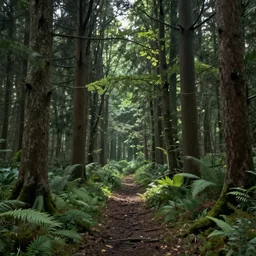 forest, serene, octane render, 8 k, artstation inspired, photography, hd