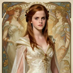 Emma Watson as Cleopatra, cleopatra costume, cute, fantasy, intricate, elegant, highly detailed, digital painting, 4k, HDR, concept art, smooth, sharp focus, illustration, art by artgerm and H R Giger and alphonse mucha