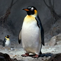 penguin the thing 1 9 8 2 creature monstr john carpenter by stanley artgerm lau, wlop, the thing alien assimilation, metamorphose, rossdraws, frank frazetta, andrei riabovitchev, marc simonetti