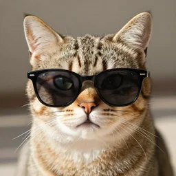 a cat with sunglasses