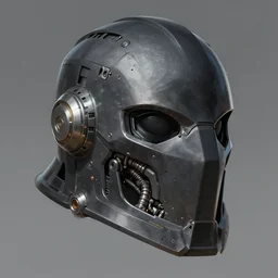 an epic mechanical headgear combat vision helmet highly detailed, digital painting, concept art, smooth, sharp focus, illustration, digital artstation