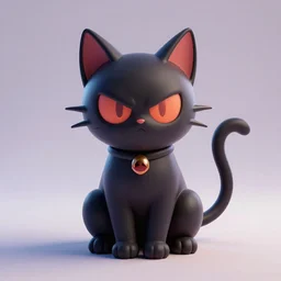 evil cat, illustration, 3 d digital art trending on artstation, 8 k artistic, from unreal engine 5