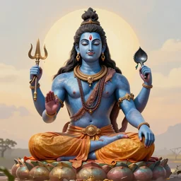 Shiva by Amarchitrkatha,