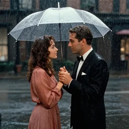 a film still from singin'in the rain ( 1 9 5 2 )