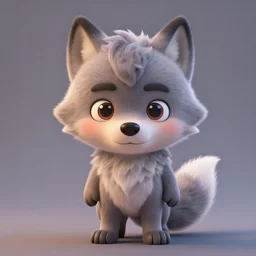 portrait character design a young cute fluffy wolf boy, style of maple story and zootopia, 3 d animation demo reel, portrait studio lighting by jessica rossier and brian froud and gaston bussiere