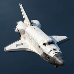 retrofuturistic space shuttle, 3 d render, octane, ray tracing, ultra high detail, photorealistic, high resolution, 8 k