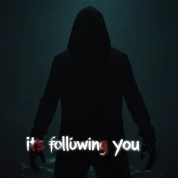 its following you, dark night, footage, creature, evil