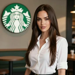 Megan fox at Starbucks in Danganronpa