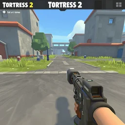Team Fortress 2 by Tadanori Yokoo, PC game, source engine, gameplay screenshot, first-person pov