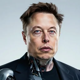 Elon Musk as a cyborg