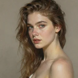 beautiful lady, art by tom bagshaw