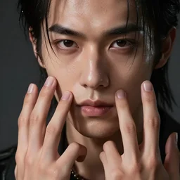 epic masterpiece lee sung hi, sweaty skin, hyperrealistic, octane render, cinematic, beautiful face and flawless skin, perfect hands, 5 fingers, by edgar maxence and ross tran and michael whelan, legends of runeterra