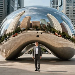 Mr. Bean instead of the Chicago bean