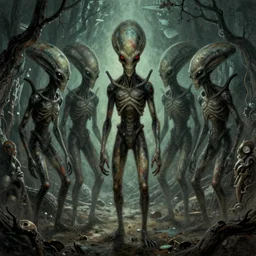 aliens movie by jheronimus bosch,