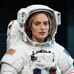 margot robbie as an astronaut