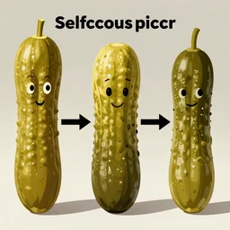an illustrated case study of self-conscious pickles of various types