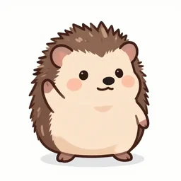 cute hedgehog emote twitch waving