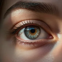 the eye of a rose