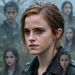 concept art of closeup emma watson by 司 机, 橡 树 山 雨, 黄 凤 年 啊, ruo xin, rongzhen luo, fenghua zhong, ruan jia. fine details, trending on artstation.