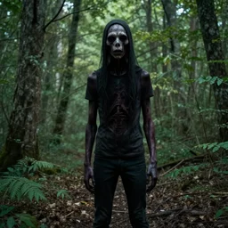found Footage from Slenderman in the forest