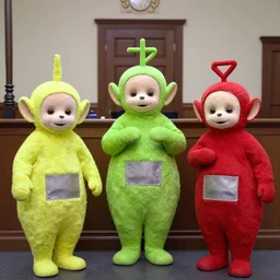 teletubbies testifying in court