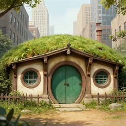 lord of the rings hobbit home in downtown new york city by alan lee