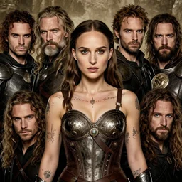 natalie portman, female warrior, fighting fantasy, lord of the rings, tattoos, decorative ornaments, battle armor, by omar ortiz, carl spitzweg, ismail inceoglu, vdragan bibin, hans thoma, greg rutkowski, alexandros pyromallis, perfect face, sharply detailed, centered, rule of thirds, realistic shading, photorealism