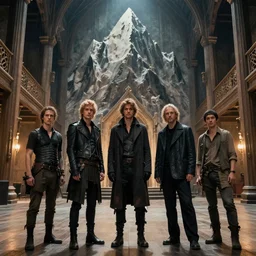 great hall of the mountain king. andreas achenbach, artgerm, mikko lagerstedt, zack snyder, tokujin yoshioka