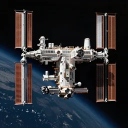 design for international space station by leonardo da vinci,