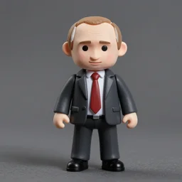 vladimir putin cosplay the rock, stop motion vinyl action figure, plastic, toy, butcher billy style