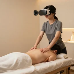 virtual reality massage