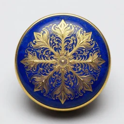 lapis lazuli with a gold fractal filigree, hyper detailed