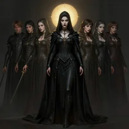 masterpiece concept art by thomas blackshear, imogen poots as a gothic templar, octane render, matte painting, holy halo, by and hsiao ron chen, artgerm, lawren harris, eve ventrue, magali villeneuve, jeremy lipkin, rob rey, christophe vacher