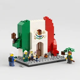 war in mexico Lego set