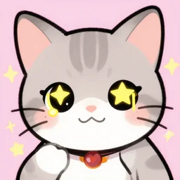 heartkissing _ catpartying _ face star