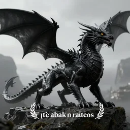 “a black dragon”