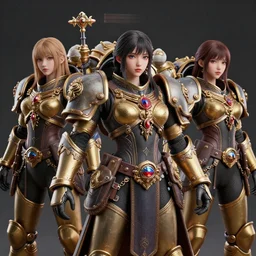 k - pop girls warhammer, 3 d high definition, trending on artstation, photorealistic, high resolution, vray, 8 k, octane,, hdr, hyper detailed,, unreal engineweta digital, micro details, 3 d sculpture, structure, ray trace, insane details, intricate, elite, ornate, elegant