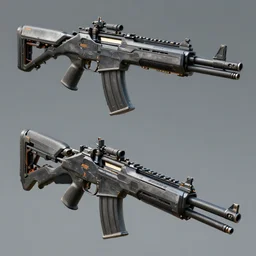render concept art unreal engine new gun rifle weapons future digital painting high detail sharp 4 k 8 k trending on artstation