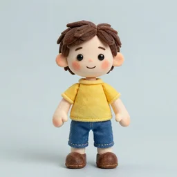 a stop motion animation doll,