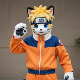 naruto trying to fursuit