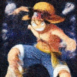 luffy in space by Eiichiro Oda