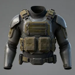 chest gear combat military tactical armor plated digital painting highly detailed render 4 k 8 k hd trending on artstation