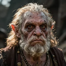 hyper realistic photo portrait zombie dwarf cinematic, greg rutkowski, james gurney, mignola, craig mullins, brom