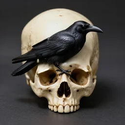 raven skull,